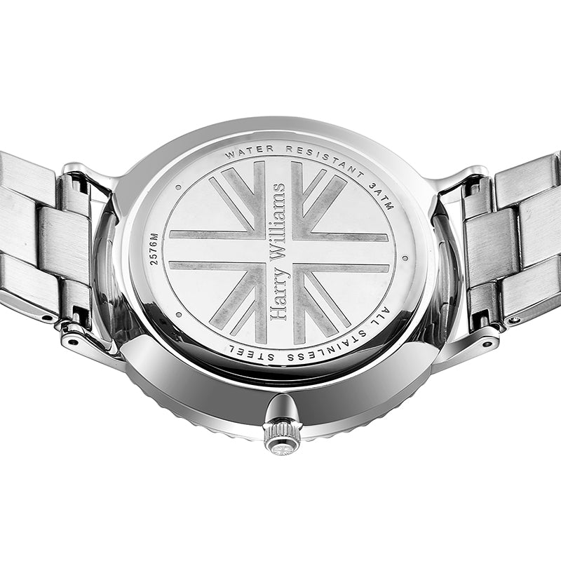 3-Eye Chrono Dial Metal Link