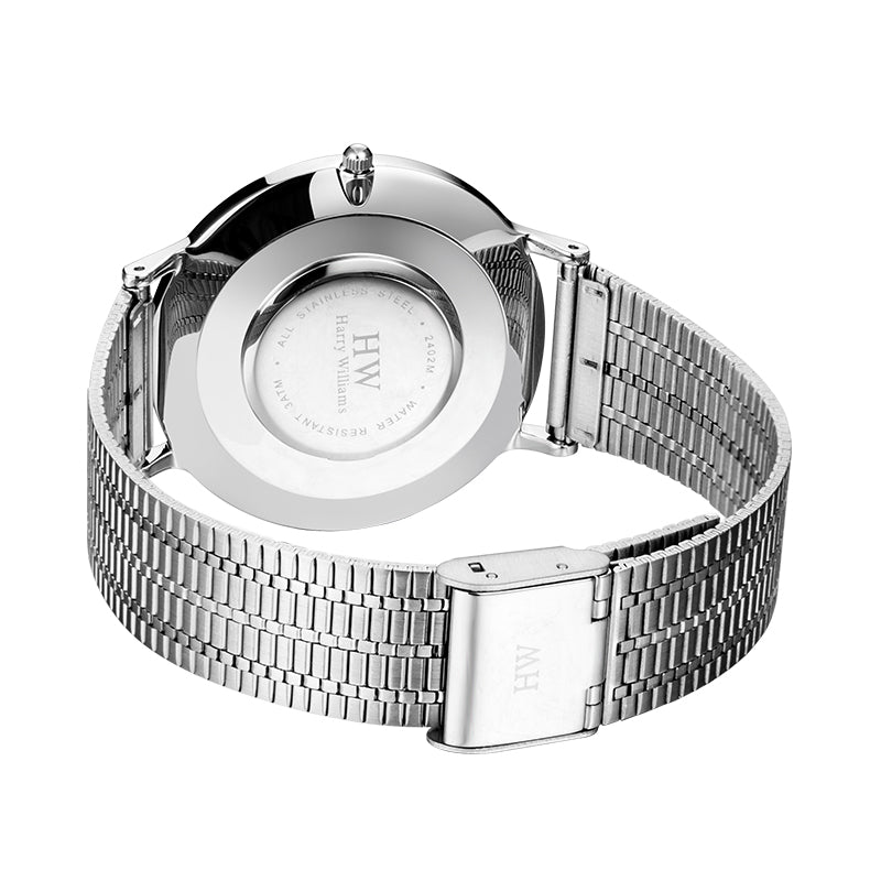 Men Slim Roman Metal Link