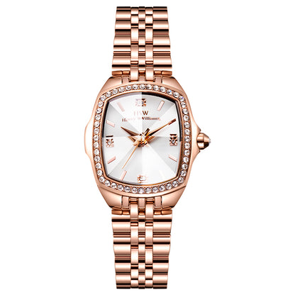 Diamond Series Cushion Case Multi-Link Watch