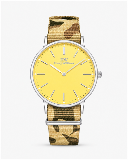 Men Minimalist Fabric Watch
