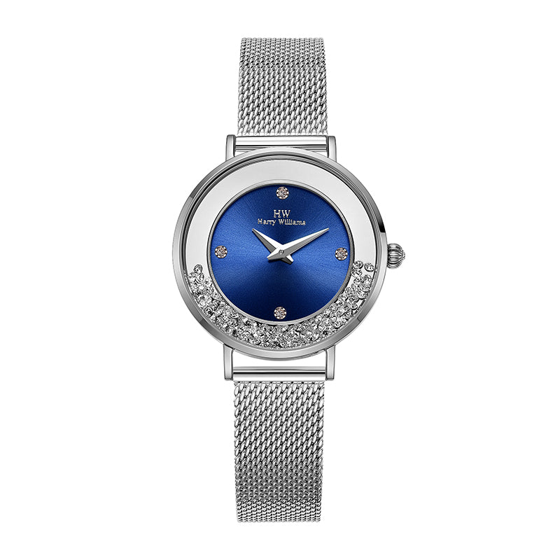 Curved Rhinestone Bezel Mesh