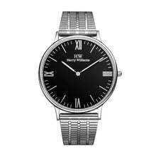 Abbey Road Men’s Quartz Watch – Slim Roman Numeral Dial & Metal Bracelet