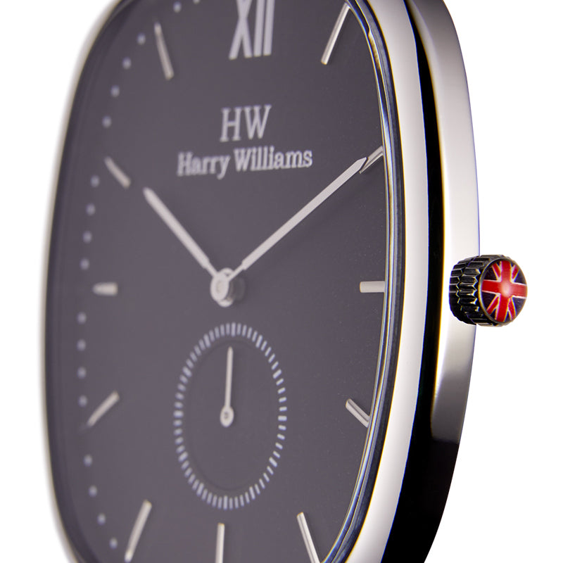 Harry Williams Individual Small Seconds Men's Mesh Strap Quartz Watch