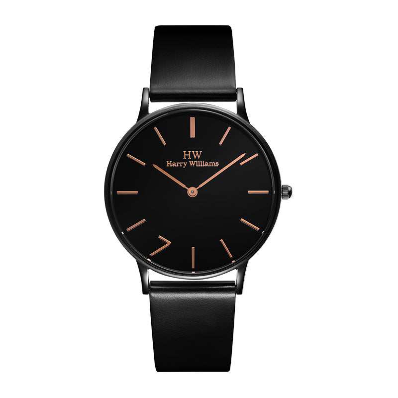 Harry Williams Ultra Thin Couple Casual Quartz Watch