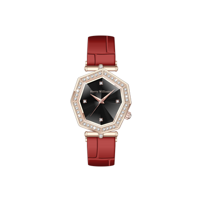 Six side Diamond Rim Leather