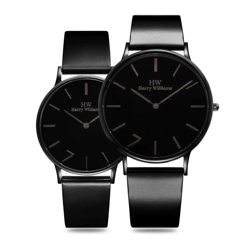 Harry Williams Ultra Thin Couple Casual Quartz Watch