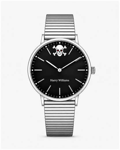 Gothic Skull Thin Dial Mesh