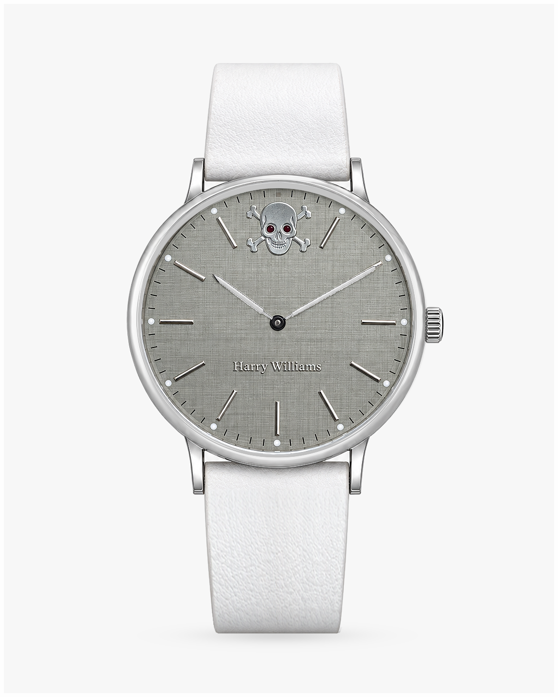 Gothic Skull Thin Dial Leather