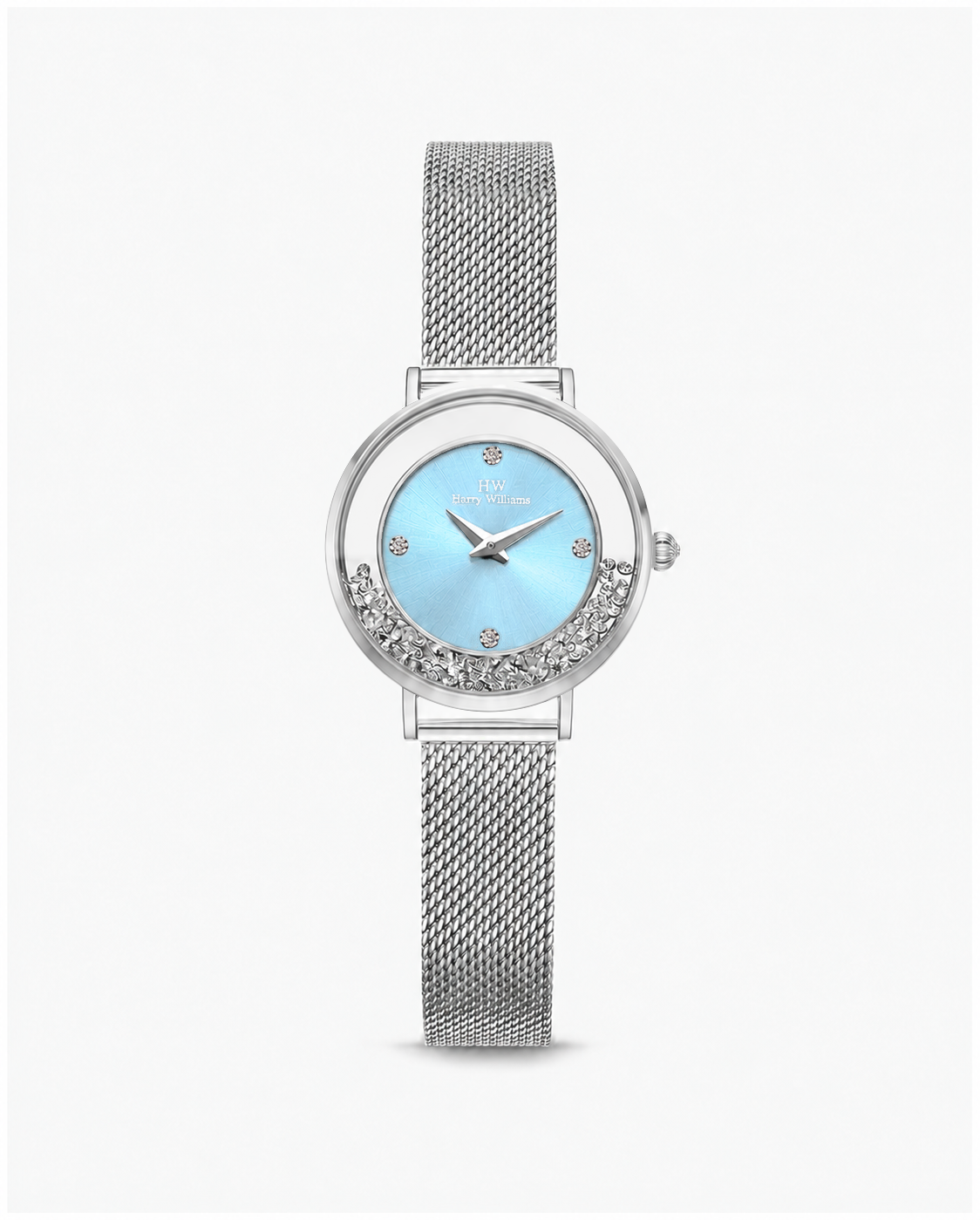 Curved Rhinestone Bezel Mesh