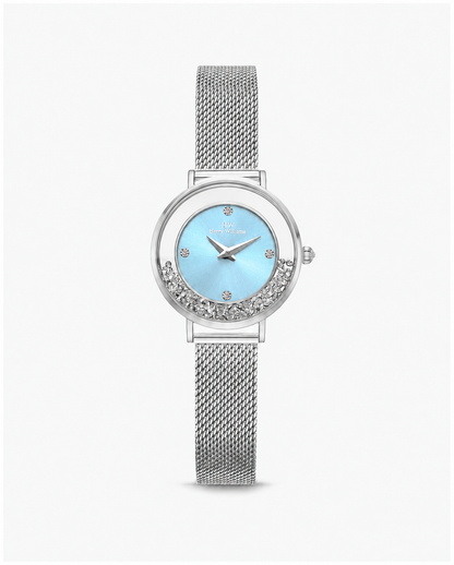 Curved Rhinestone Bezel Mesh
