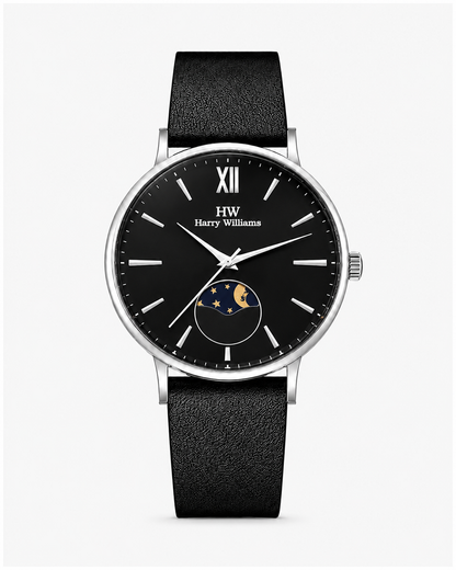Men Moon Phase Leather