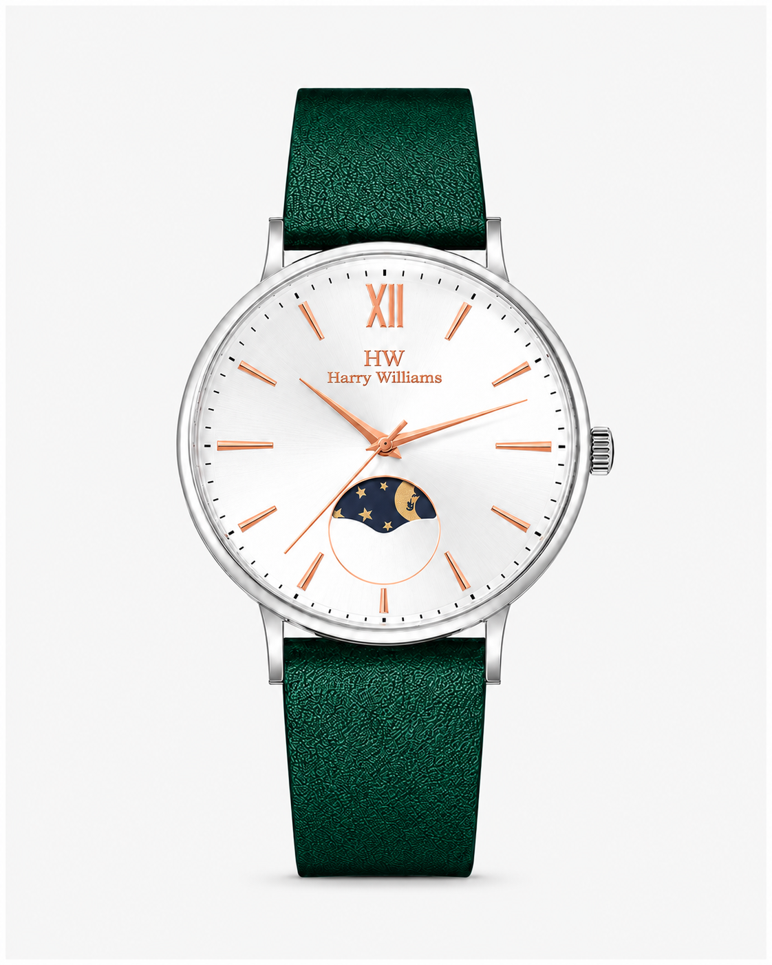 Men Moon Phase Leather