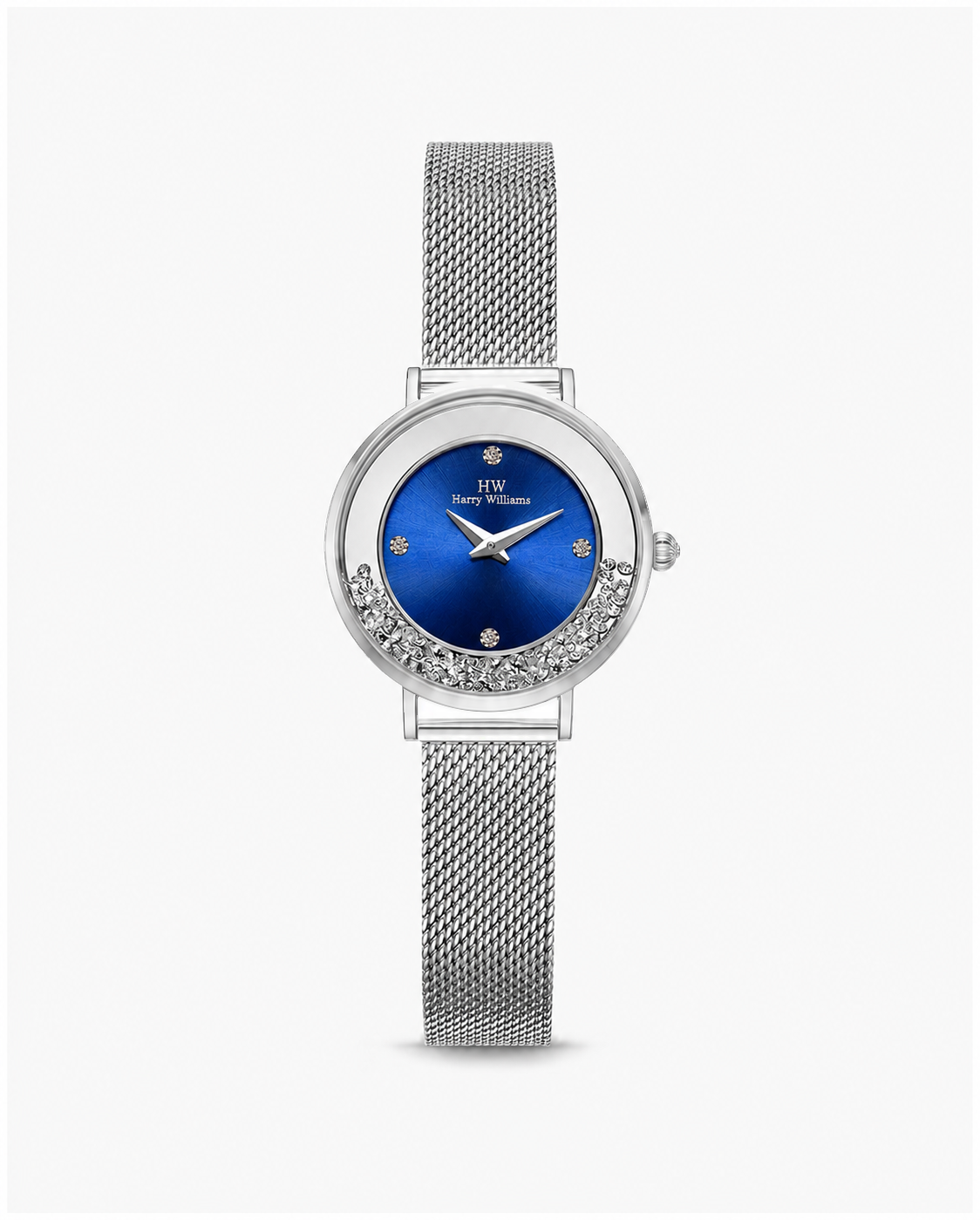 Curved Rhinestone Bezel Mesh