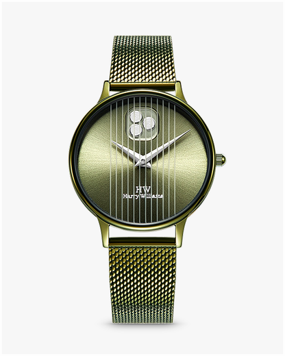 Men Linear Mesh Dial