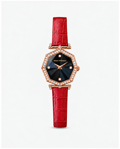 Six side Diamond Rim Leather