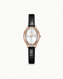 Ellipse Diamond Frame Leather