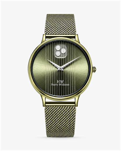 Men Linear Mesh Dial