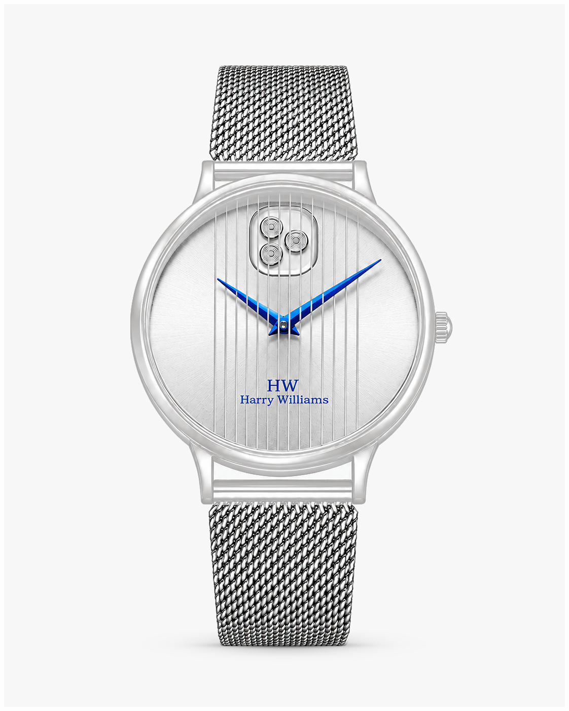 Men Linear Mesh Dial
