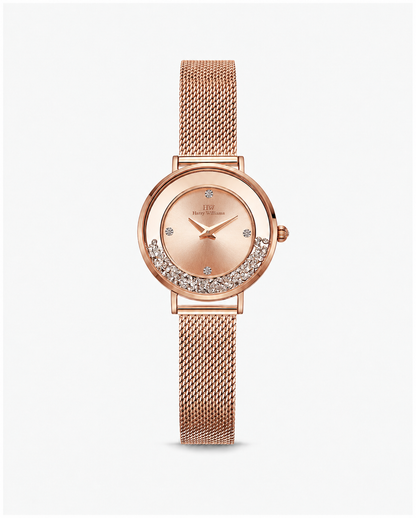 Curved Rhinestone Bezel Mesh
